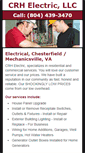 Mobile Screenshot of crh-electric.com